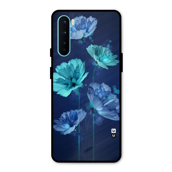 Water Flowers Metal Back Case for OnePlus Nord