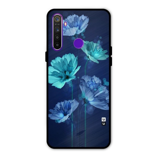 Water Flowers Metal Back Case for Realme Narzo 10