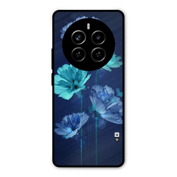 Water Flowers Metal Back Case for Realme P1 Pro