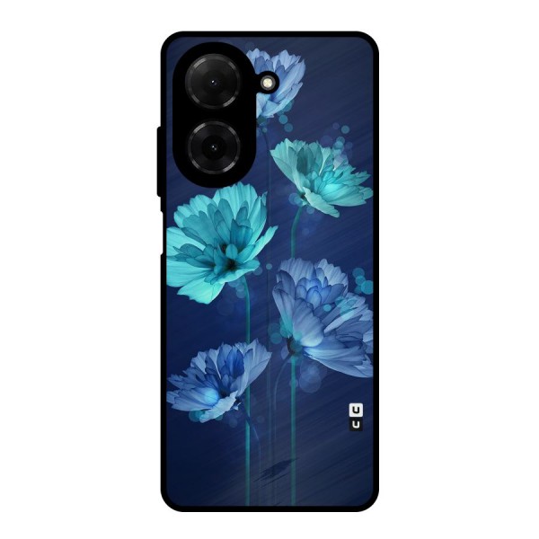 Water Flowers Metal Back Case for Redmi A5 4G