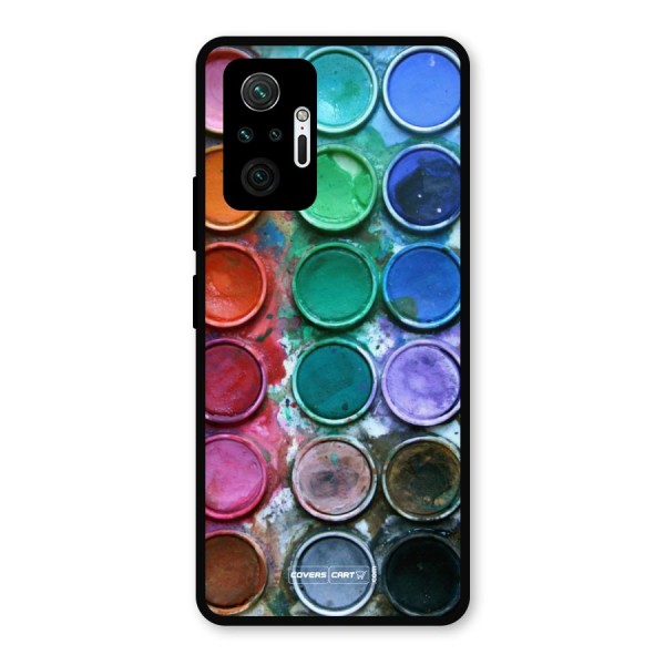 Water Paint Box Metal Back Case for Redmi Note 10 Pro
