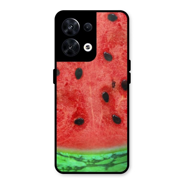 Watermelon Design Metal Back Case for Oppo Reno8 5G