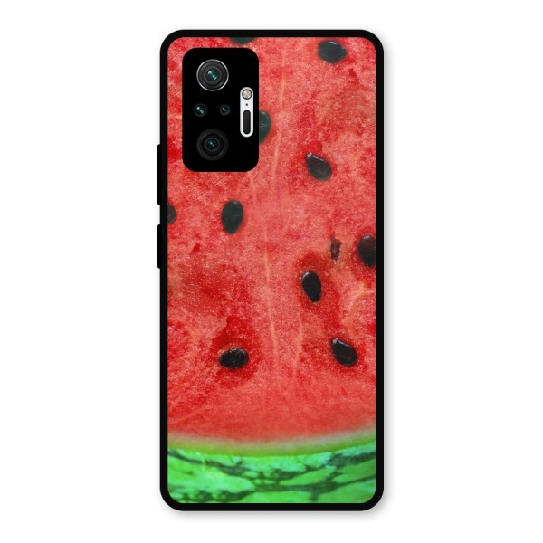 Watermelon Design Metal Back Case for Redmi Note 10 Pro Max