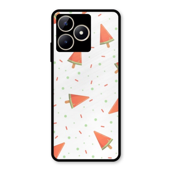Watermelon Ice Creams Metal Back Case for Realme C53