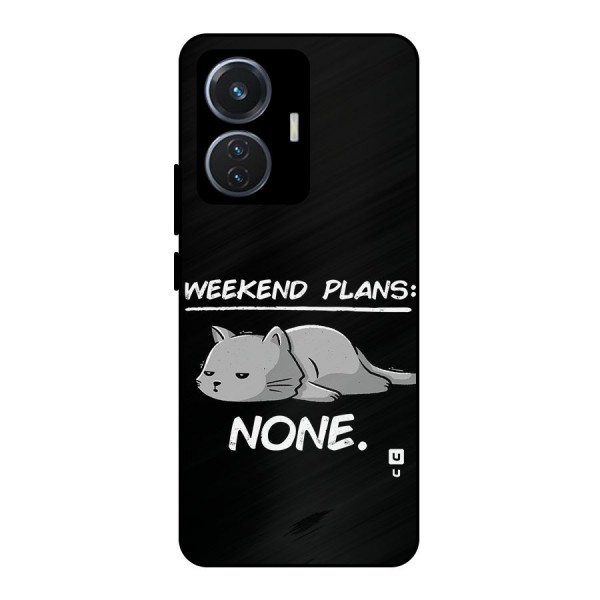 Weekend Plans None Metal Back Case for iQOO Z6 44W