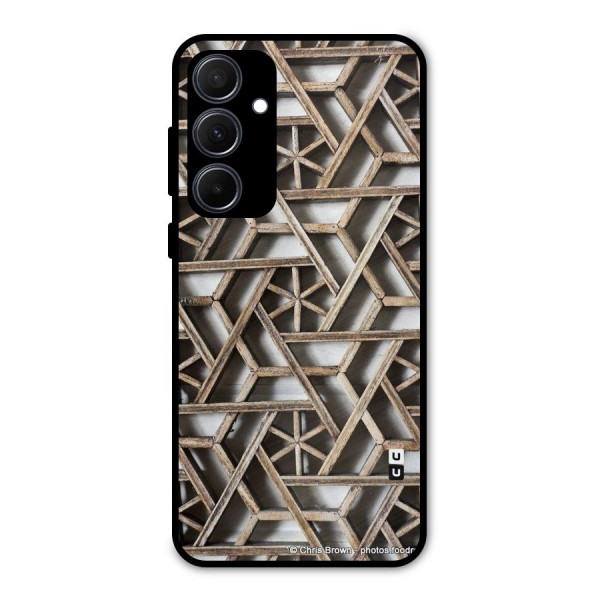 Wheel Design Metal Back Case for Galaxy A35