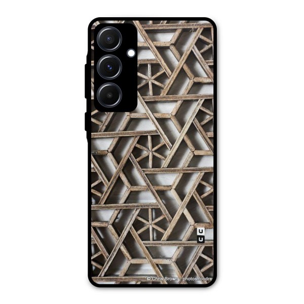 Wheel Design Metal Back Case for Galaxy A55