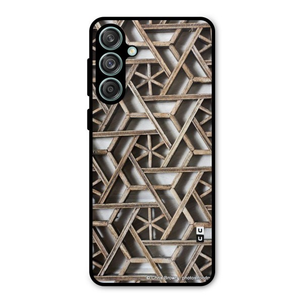 Wheel Design Metal Back Case for Galaxy M55 5G