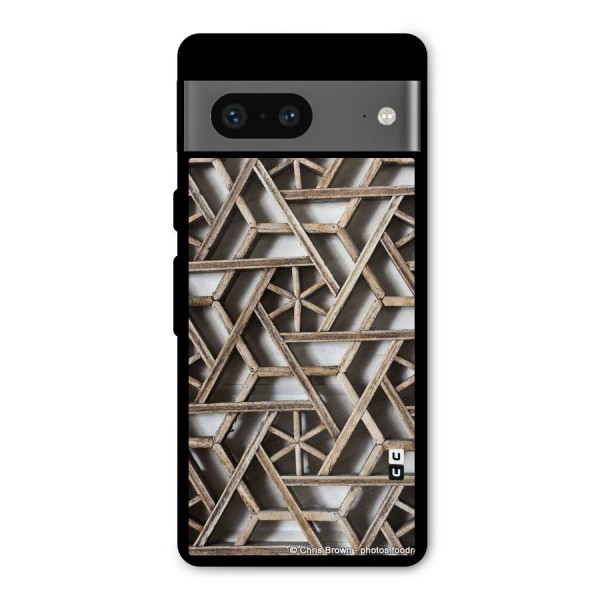 Wheel Design Metal Back Case for Google Pixel 7