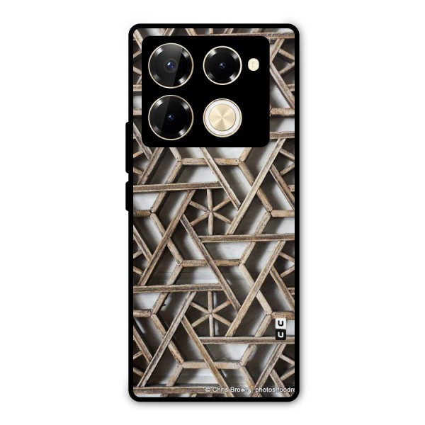 Wheel Design Metal Back Case for Infinix Note 40 Pro