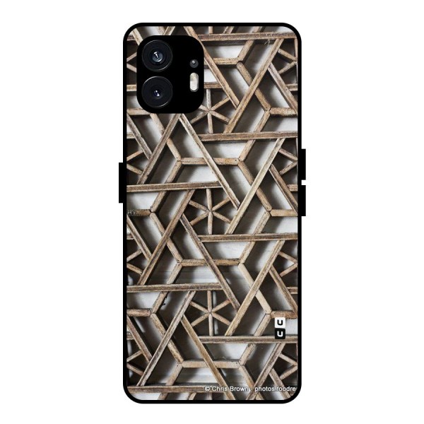Wheel Design Metal Back Case for Nothing Phone 2