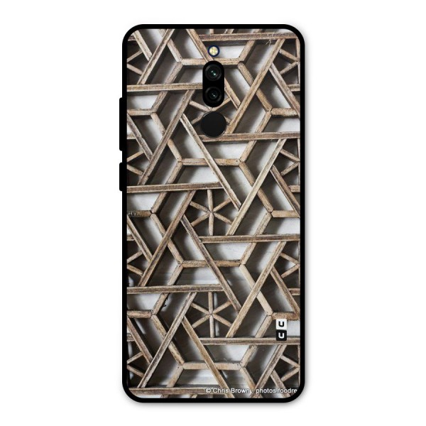 Wheel Design Metal Back Case for Redmi 8