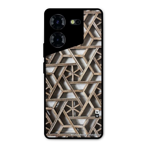 Wheel Design Metal Back Case for Tecno Pova 5 Pro 5G