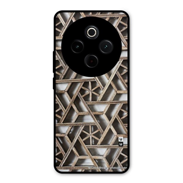 Wheel Design Metal Back Case for Vivo T4
