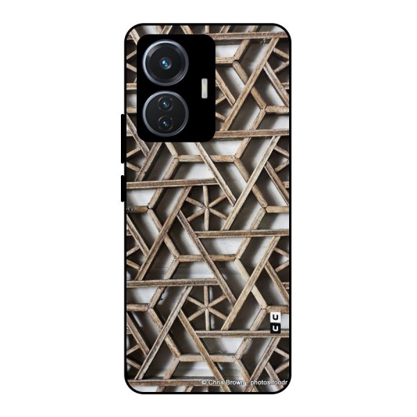 Wheel Design Metal Back Case for iQOO Z6 44W