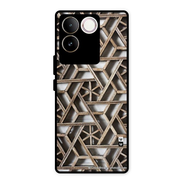 Wheel Design Metal Back Case for iQOO Z7 Pro