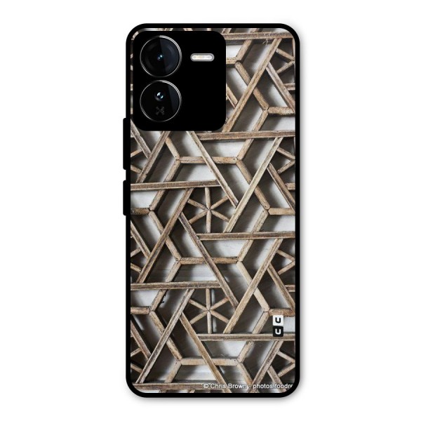 Wheel Design Metal Back Case for iQOO Z9