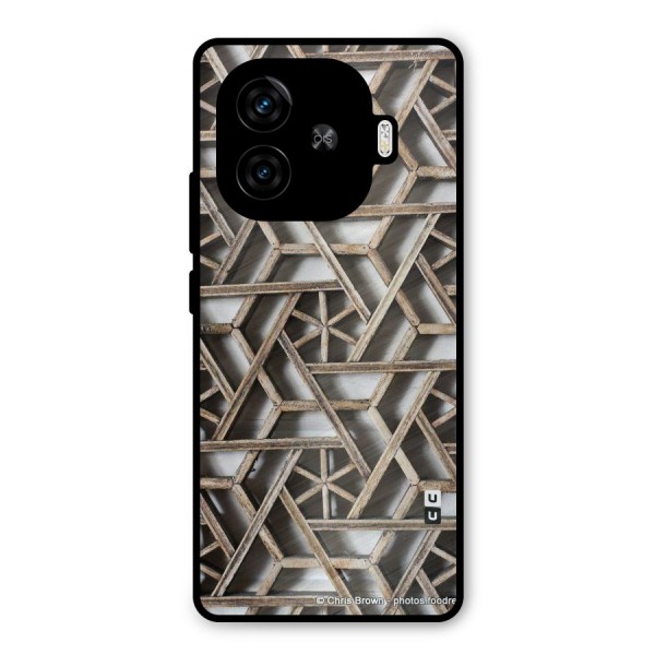 Wheel Design Metal Back Case for iQOO Z9 Turbo