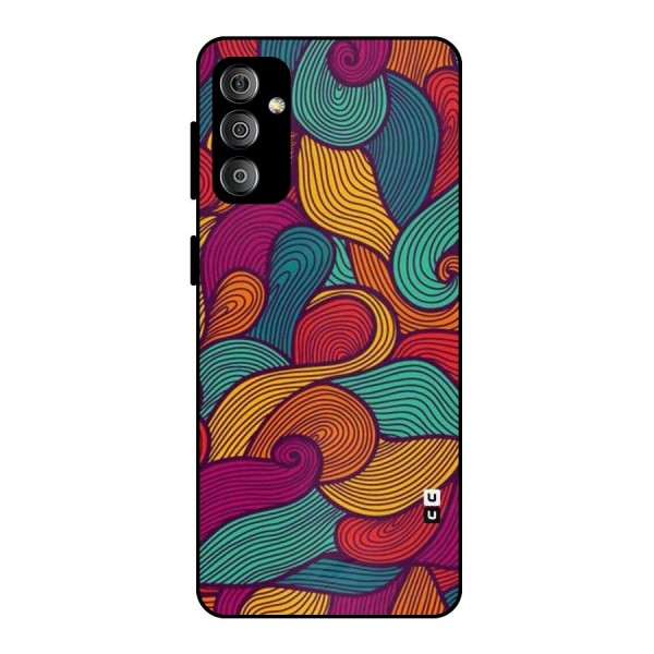 Whimsical Colors Metal Back Case for Galaxy F23