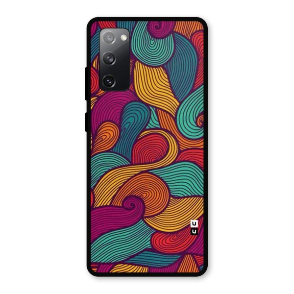 Whimsical Colors Metal Back Case for Galaxy S20 FE 5G