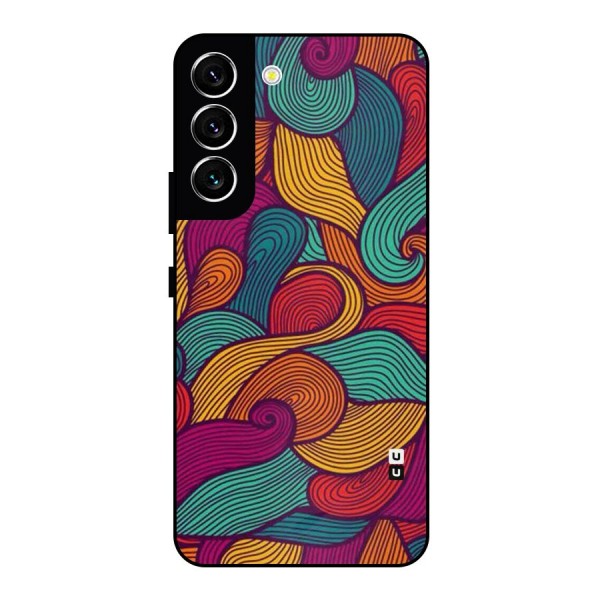 Whimsical Colors Metal Back Case for Galaxy S22 5G