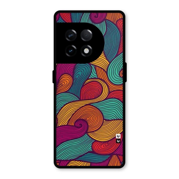 Whimsical Colors Metal Back Case for OnePlus 11R