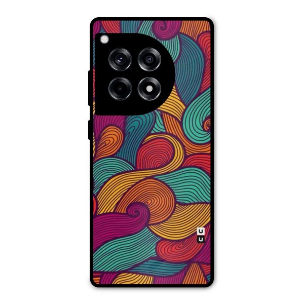 Whimsical Colors Metal Back Case for OnePlus 12R