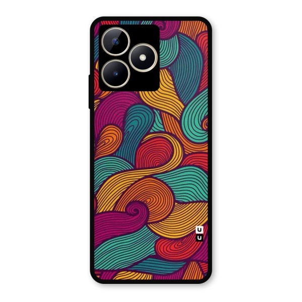 Whimsical Colors Metal Back Case for Realme C53