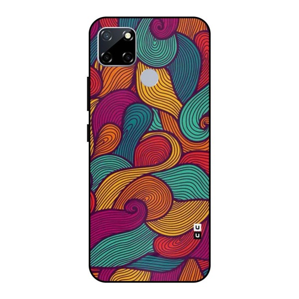 Whimsical Colors Metal Back Case for Realme Narzo 30A