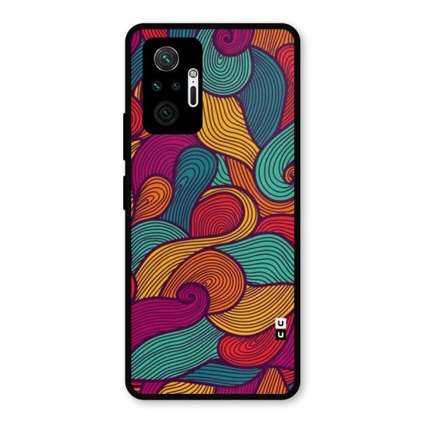 Whimsical Colors Metal Back Case for Redmi Note 10 Pro Max