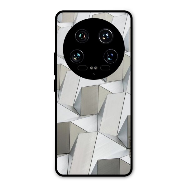 White Abstract Art Metal Back Case for Xiaomi 14 Ultra