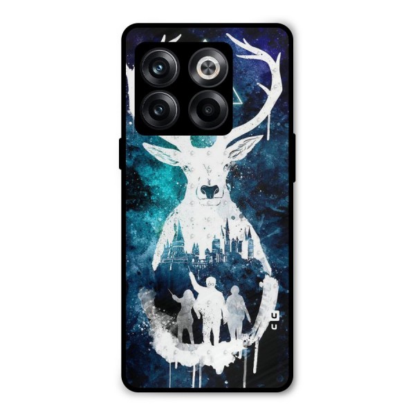 White Deer Metal Back Case for OnePlus 10T