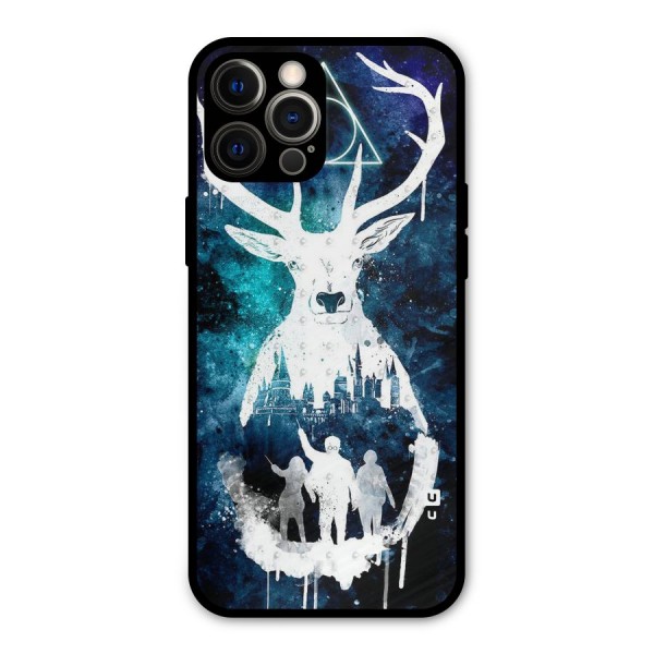 White Deer Metal Back Case for iPhone 12 Pro Max