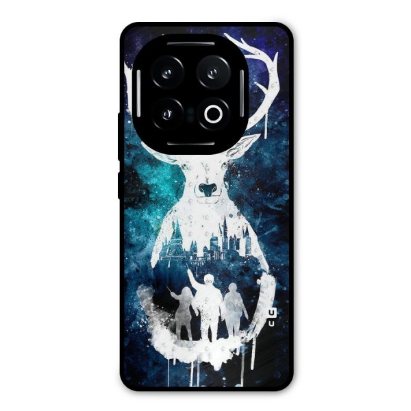 White Deer Metal Back Case for iQOO 13