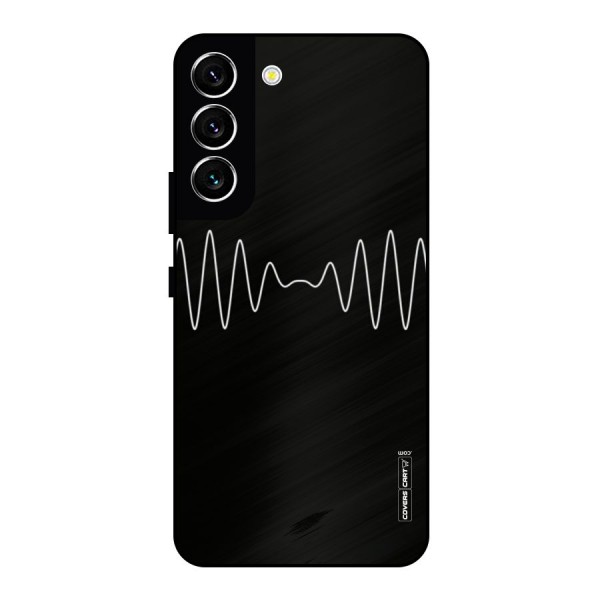 White Minimal Thread Metal Back Case for Galaxy S22 5G