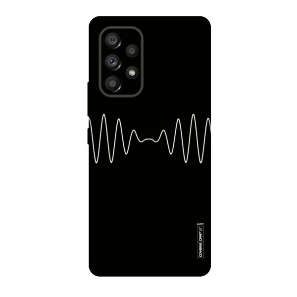 White Minimal Thread Original Polycarbonate Back Case for Galaxy A53 5G