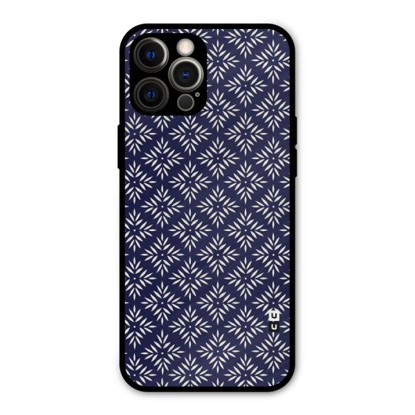 White Petals Pattern Metal Back Case for iPhone 12 Pro Max