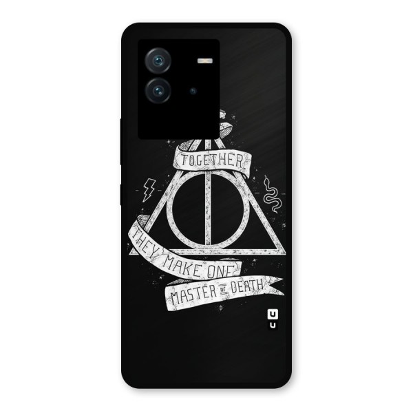 White Ribbon Metal Back Case for iQOO Neo 6 5G