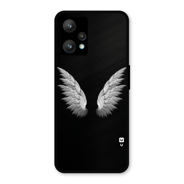 White Wings Metal Back Case for Realme 9