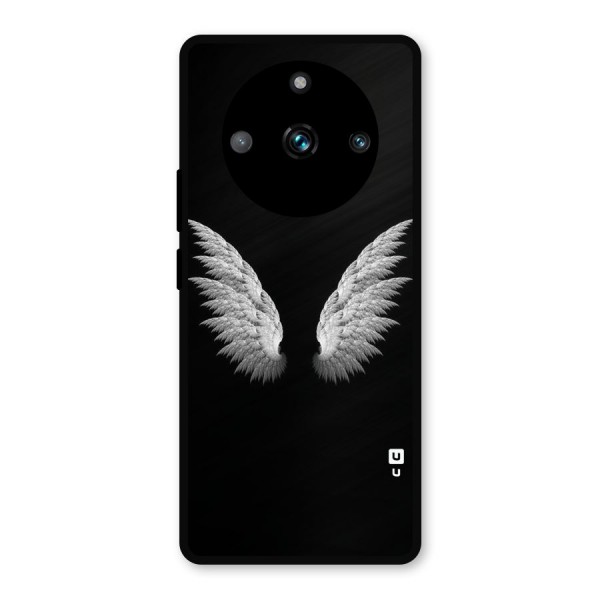 White Wings Metal Back Case for Realme Narzo 60 Pro