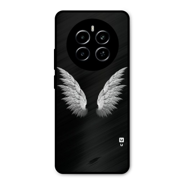 White Wings Metal Back Case for Realme P1