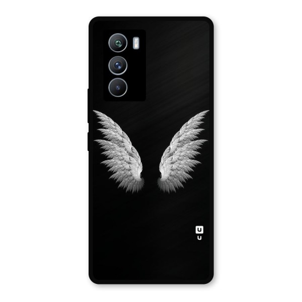 White Wings Metal Back Case for iQOO 9 SE