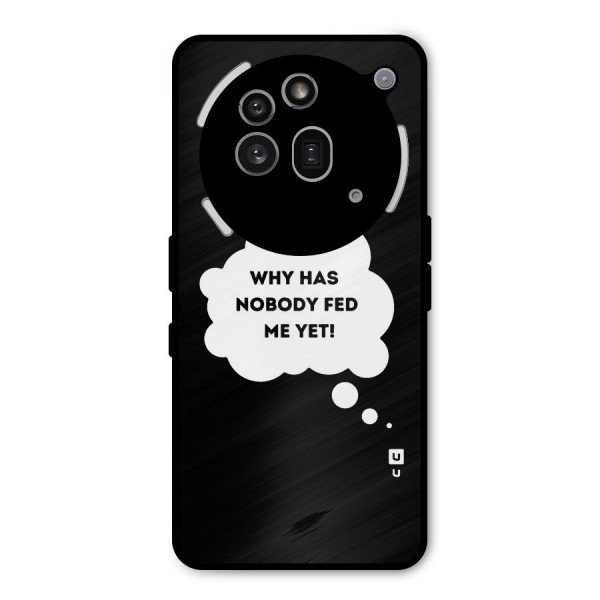 Why No Food Yet Metal Back Case for Nothing Phone 3a Pro