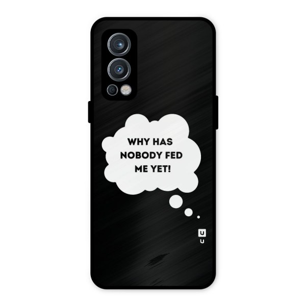 Why No Food Yet Metal Back Case for OnePlus Nord 2 5G