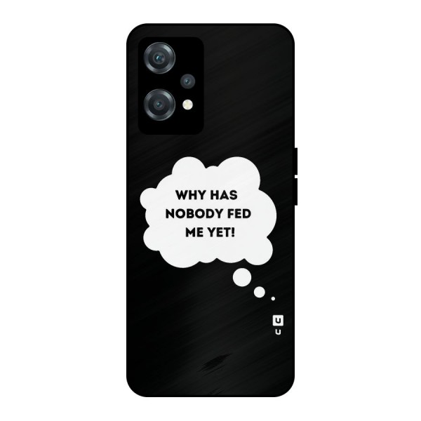 Why No Food Yet Metal Back Case for OnePlus Nord CE 2 Lite 5G
