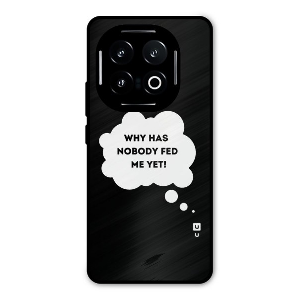 Why No Food Yet Metal Back Case for iQOO 13