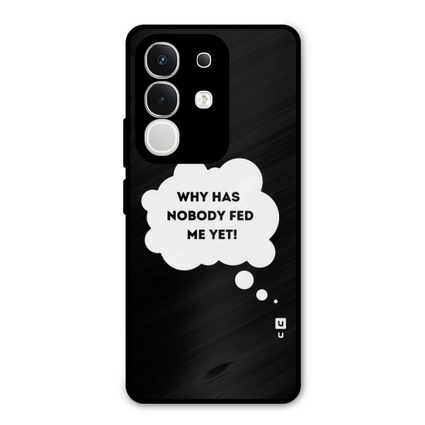 Why No Food Yet Metal Back Case for iQOO Z10x