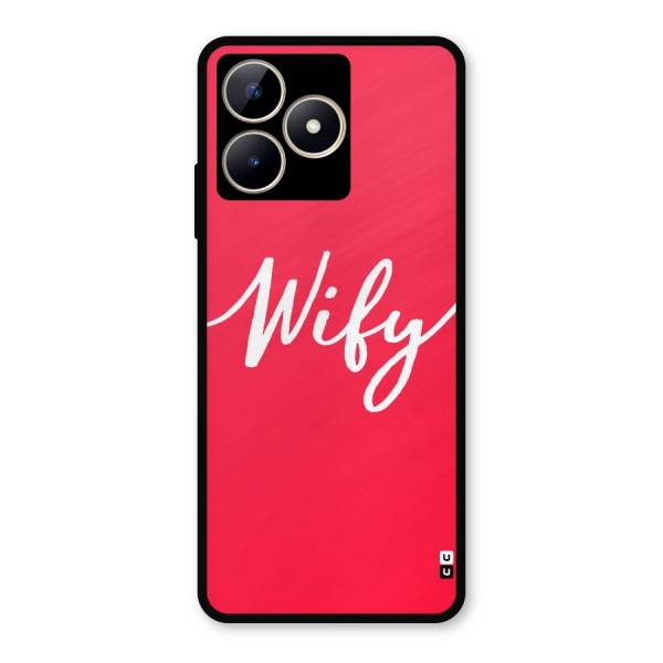 Wify Metal Back Case for Realme C53