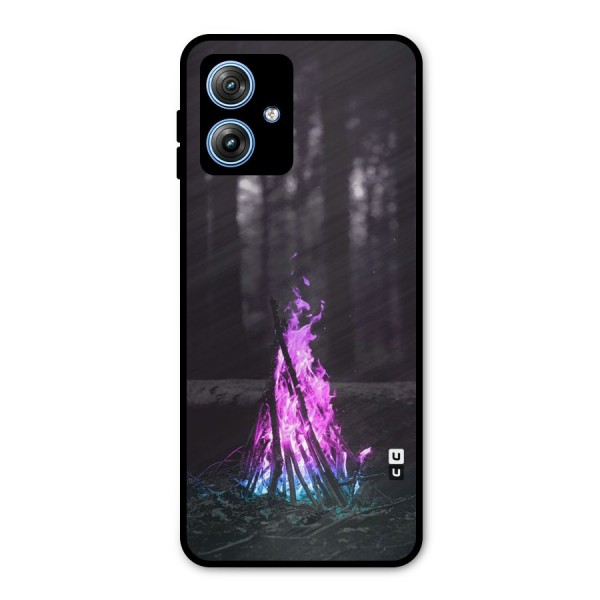 Wild Fire Metal Back Case for Moto G54