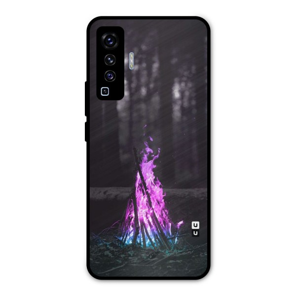 Wild Fire Metal Back Case for Vivo X50
